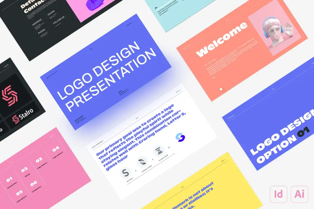 Professional branding solutions and services showcasing brand identity design