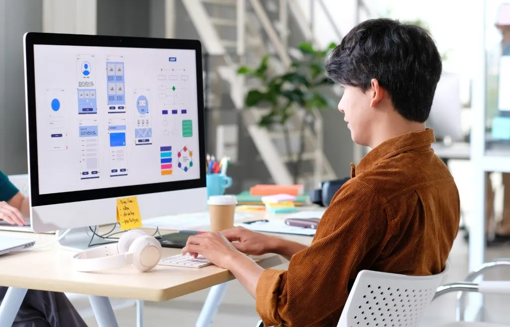 UI UX Design Services for desktop web interface